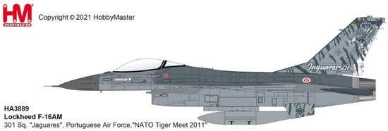 F16AM Fighting Falcon 301 Sq. "Jaguares", Portuguese Air Force, "NATO Tiger Meet 2011"